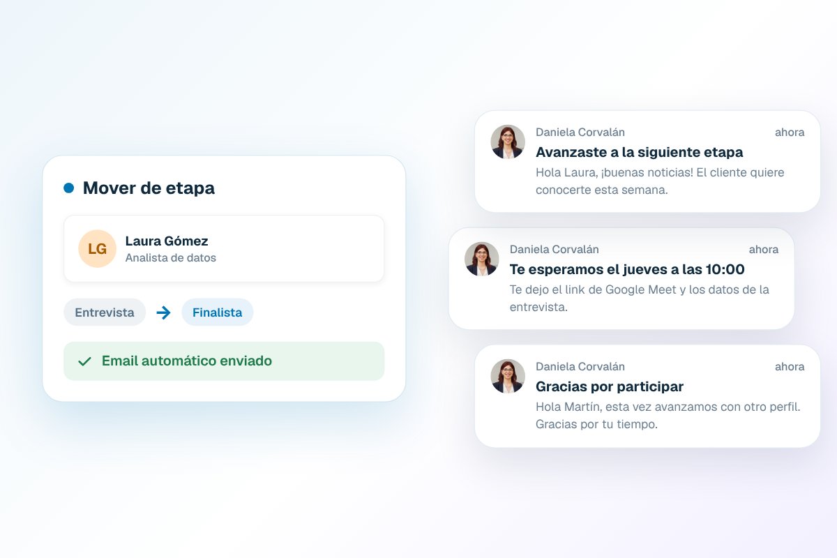 Feedback automático a candidatos: guía práctica 2026