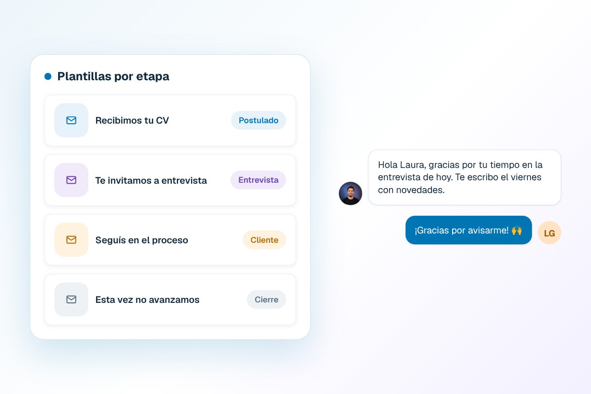 Comunicación con candidatos: plantillas para no ghostear
