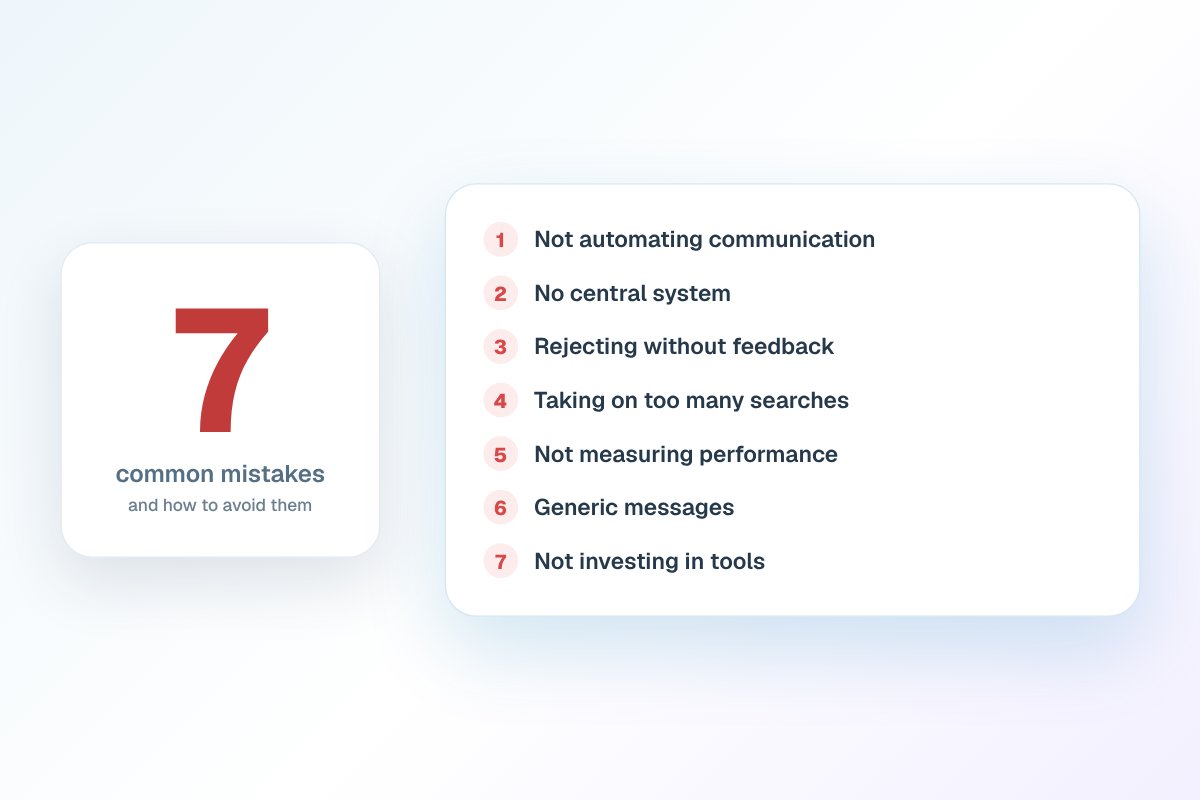 7 Common Mistakes Freelance Recruiters Make (And How to Avoid Them)